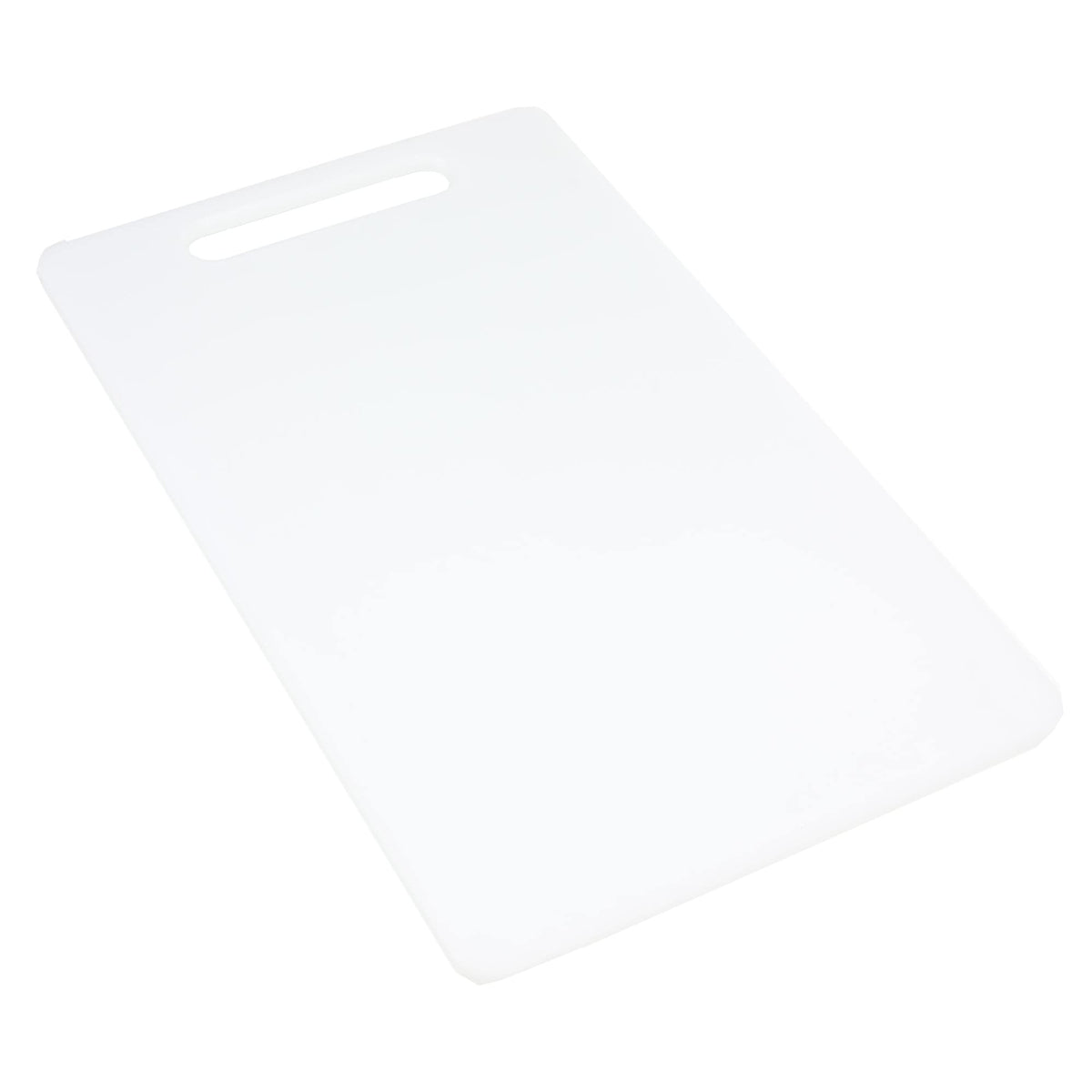 Chef Craft Basic Solid Plastic Cutting Board, 13 x 8 inch, White
