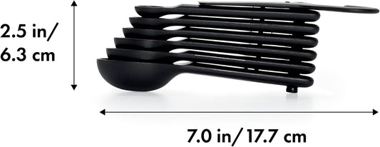 OXO Good Grips 7 Piece Measuring Spoon Set - Black