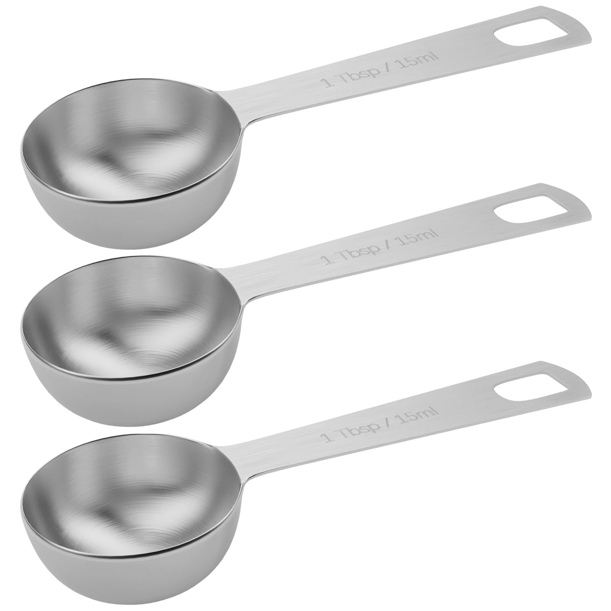 5PCS 1tsp(1/3tbsp, 5ml) Measuring Spoon, Stainless Steel Teaspoon
