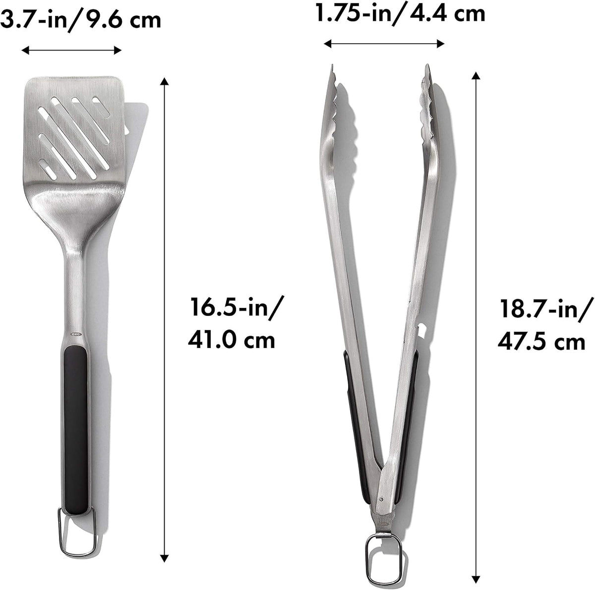 OXO Outdoor Grilling Turner and Tongs Set