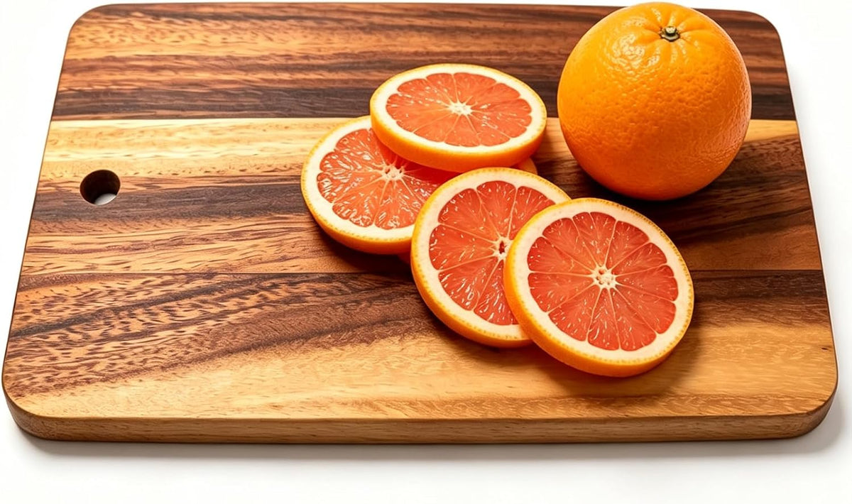 Small Acacia Wooden Cutting Boards for Kitchen,Mini Size 9" x 5.9"