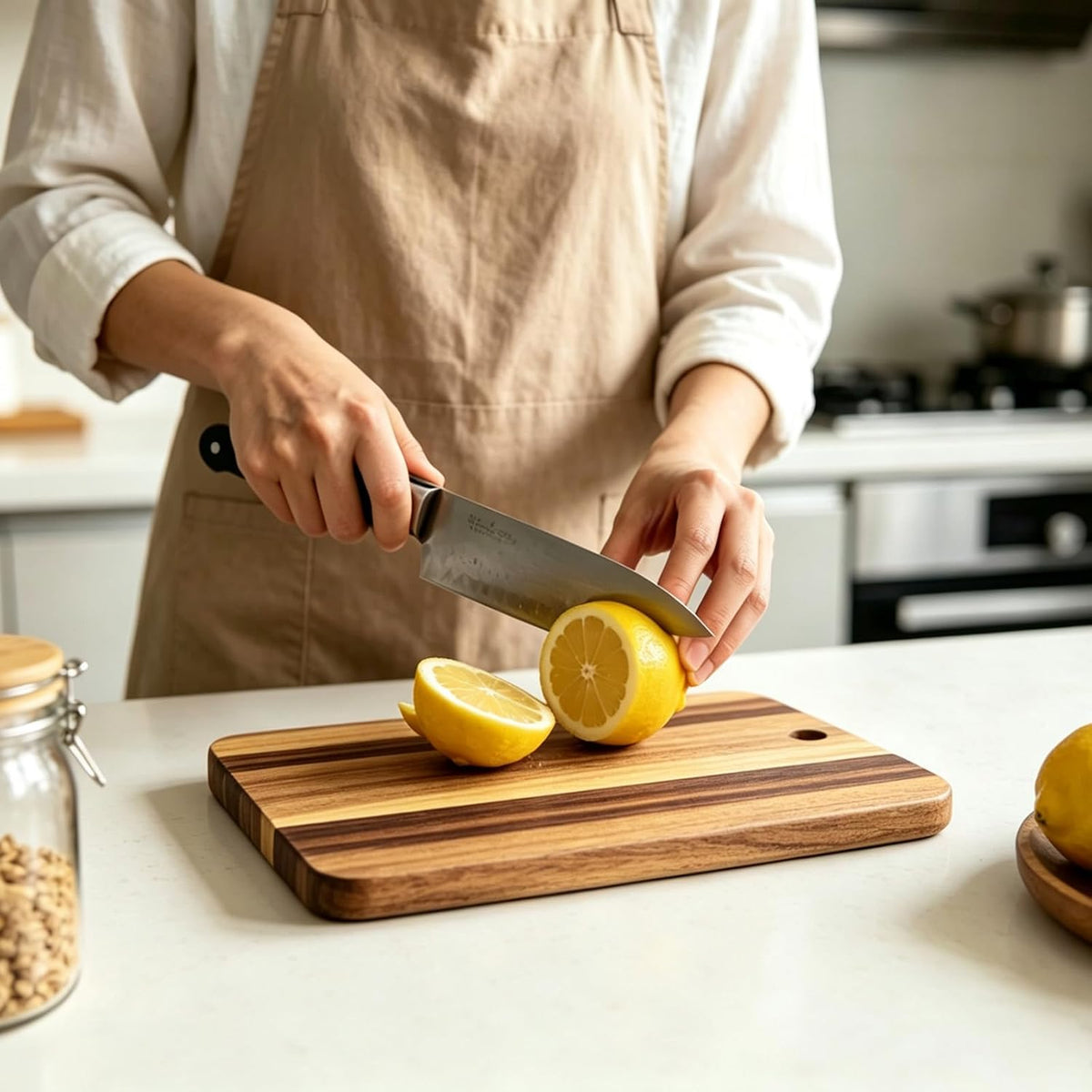 Small Acacia Wooden Cutting Boards for Kitchen,Mini Size 9" x 5.9"