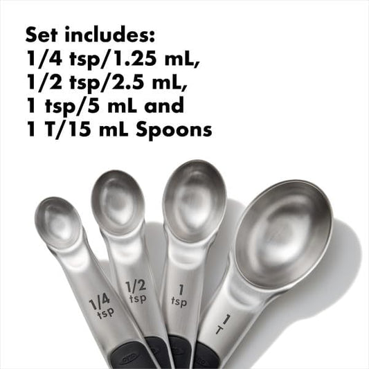 OXO Good Grips 4 Piece Stainless Steel Measuring Spoon Set