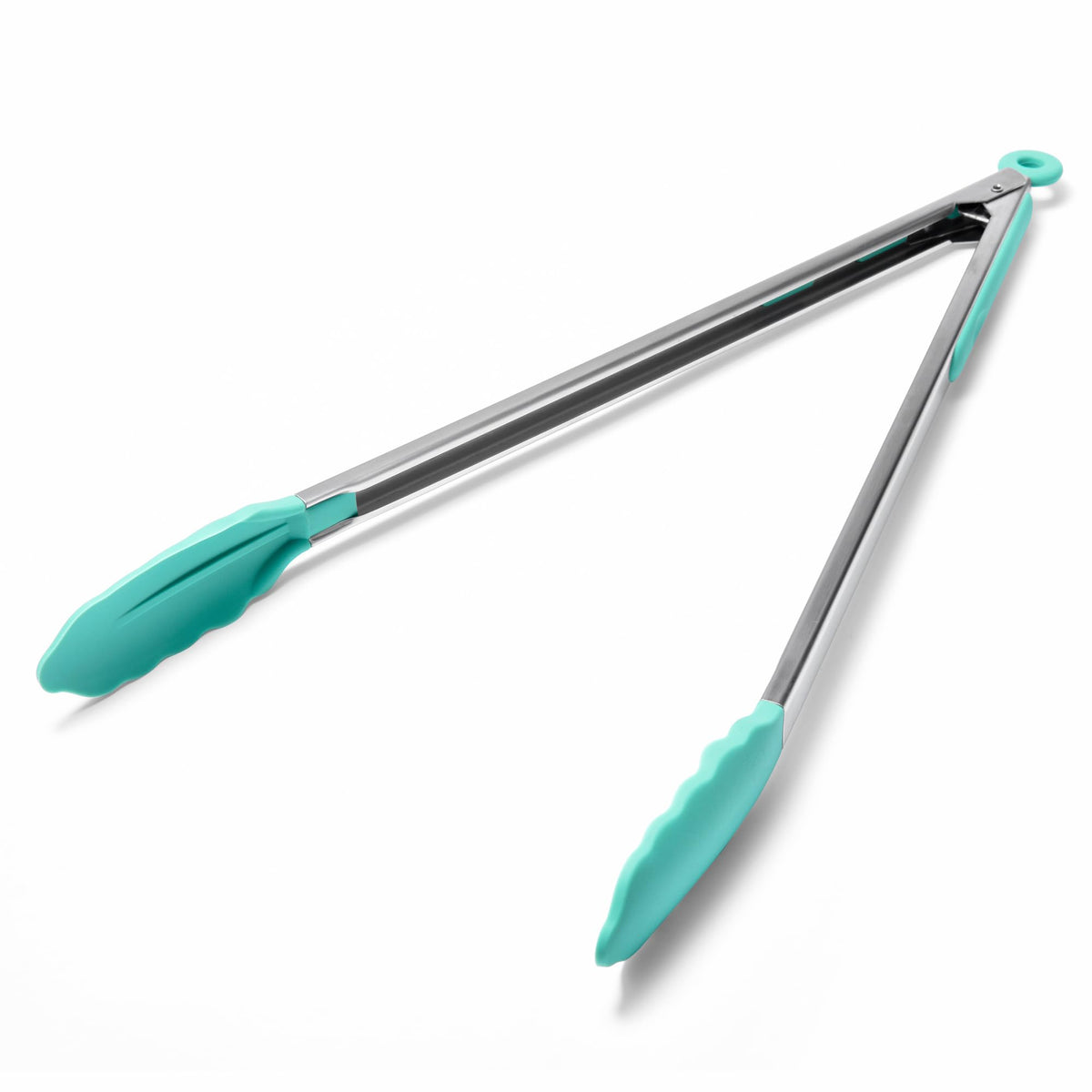 Doosu Kitchen Tongs with Silicone Tips for Cooking Serving (3Pcs, Black)