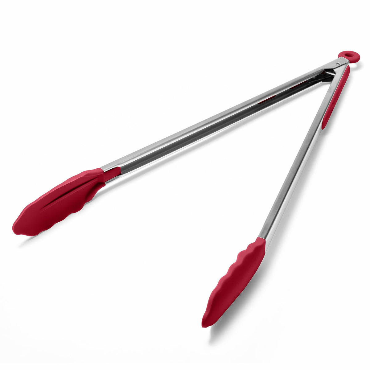 Doosu Kitchen Tongs with Silicone Tips for Cooking Serving (3Pcs, Black)