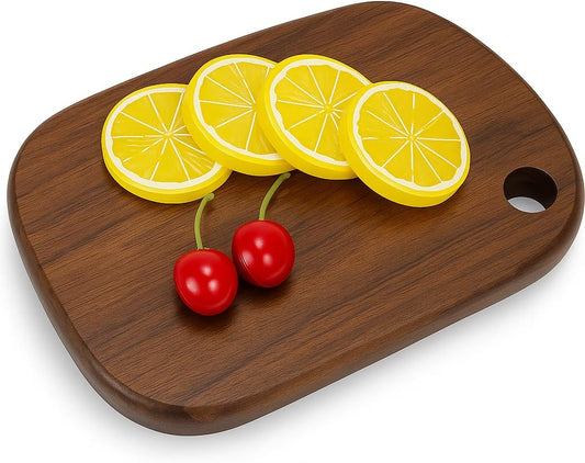 MultiBey Small North American Black Walnut Cutting Board, 8.9x6.3x0.8 Inch