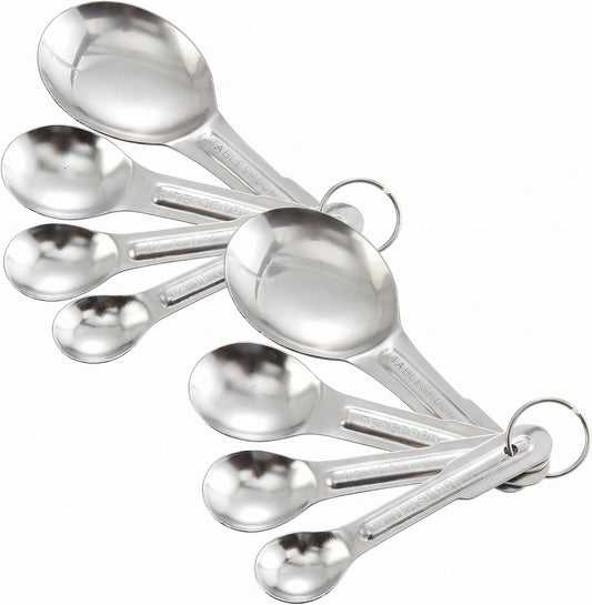 Winco Stainless Steel Measuring Spoons, Set, 4-Piece